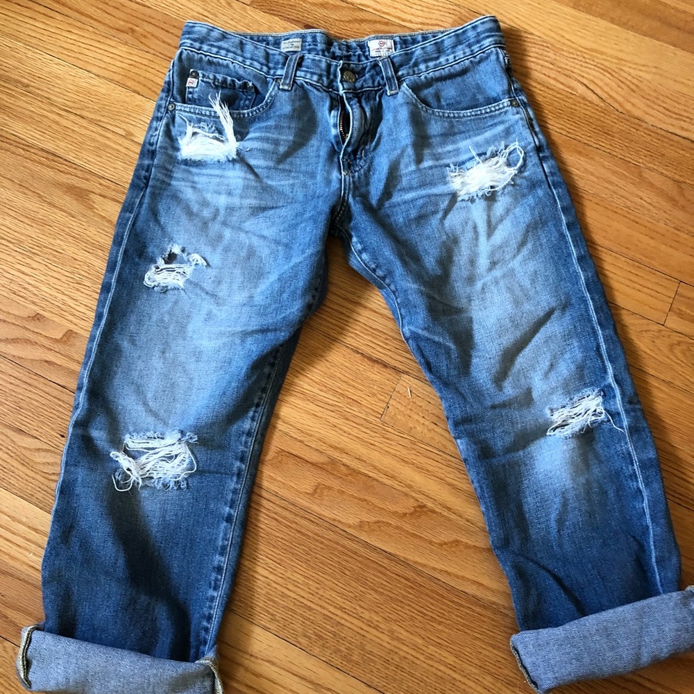 AG EX Boyfriend Crop Jeans